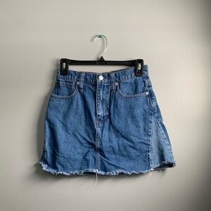 madewell | jean skirt